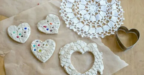 Clay Hearts