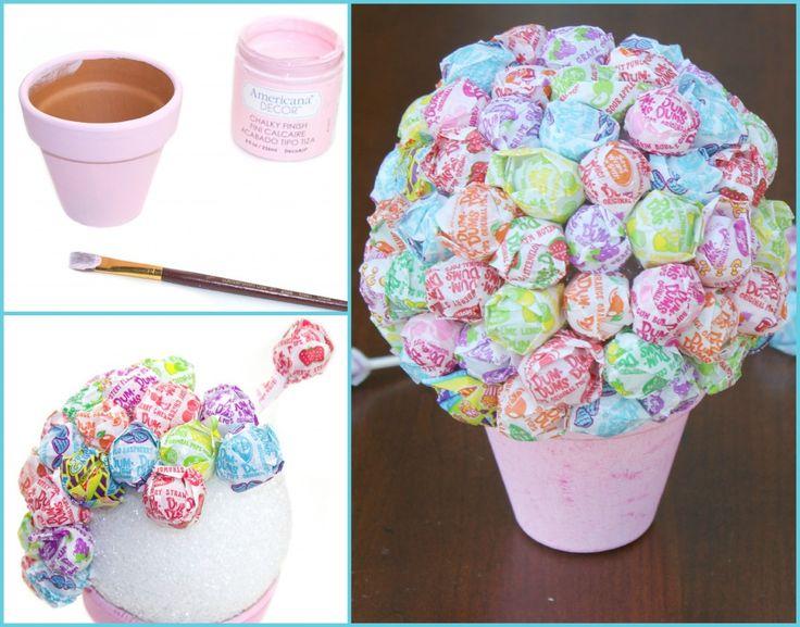 lollipop flower pot